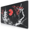 Titanwolf XXXL Übergröße Mauspad 1200x600mm, Gaming Mousepad Groß,120x60 cm Tischunterlage Large Size, verbessert Präzision und Geschwindigkeit XXXL, für Logitech Maus und Tastatur, Japan Ink Painting