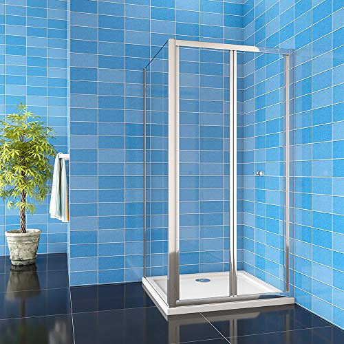 800x900x1850mm Framed Bifold Shower Enclosure