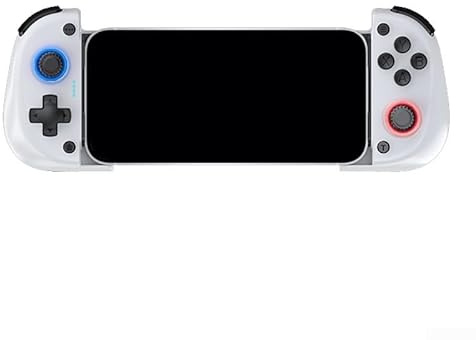 ZAMETTER Manette de jeu extensible sans fil 5.0 pour Android Switch et PC avec design ergonomique réglable 135 – 173 mm rétroéclairage LED ABS PC (blanc)