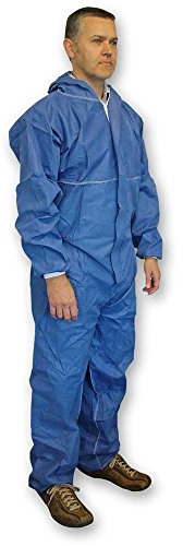 Scan SCAWWDOXXL Disposable Overall Navy Extra Large (115-124cm)