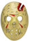 NECA Freitag der 13. Jason Prop Replika Maske (Battle Damage) Detailgetreue Replik der Originalmaske von Jason Vorhees
