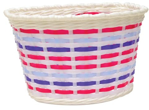 Oxford Kids' Junior Woven, Bike, Basket, Multi-Colour, One Size