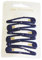 Barrettes à cheveux - Bleu marine - 5 cm