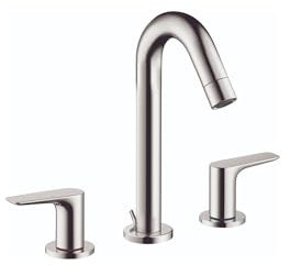 hansgrohe Logis Modern Low Flow Water Saving 2-Handle 3 9-inch Tall Bathroom Sink Faucet in Chrome, 71533001