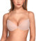 VIVISENCE Push Up BH Silikonträgern Verstellbar Für Rückenfreie Kleider 1012, Beige,80B