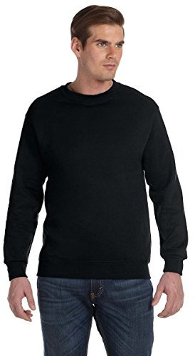 Gildan Herren One-Shoulder Sweatshirt Gr. XL, Schwarz