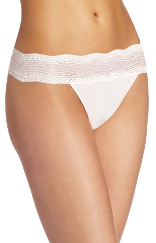 Cosabella Women's Dolce Thong, Ice Pink, One Size