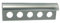 Profilo Jolly Per Piastrelle In Pvc. Colore Alluminio. H. Cm 270.