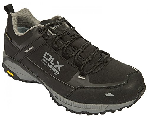 Trespass Mens Magellan DLX Lightweight Low Cut Trainers, Black, Size 10 UK
