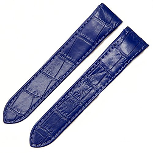 Richie Strap Uhrenarmband, 20 mm, Alligator-Narbenleder, passend für Armbanduhr Cartier Santos100 XL, ohne Chronograph, Leder