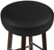 BESPORTBLE Elastischer Runder Stuhlbezug Barhocker Sitzkissen Schutzhocker Weicher Bezug für Home Shop Schwarz