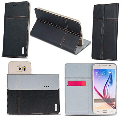 Supercase24 Handy Tasche für Emporia Simplicity Book Case Klapp Cover Schutz Etui Hülle