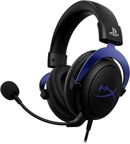 HyperX Cloud – Cuffie per il gaming, Prodotto con certificazione ufficiale PlayStation, per PS5 e PS4, Comfort assicurato da Memory Foam, Microfono con cancellazione digitale del rumore