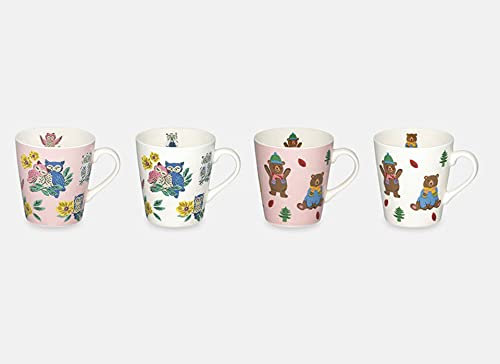 Cath Kidston Gift Boxed Set of 4 Mini Stanley Mugs - Magical Woodland