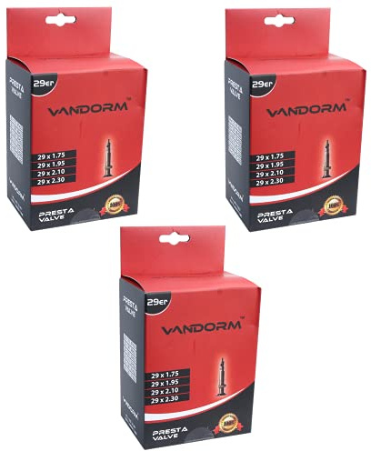 Vandorm 3 PACK 29 x 1.50 - 2.30 29ER MTB Bike Bicycle Butyl Presta Inner tubes Parts 29 Inner Tube