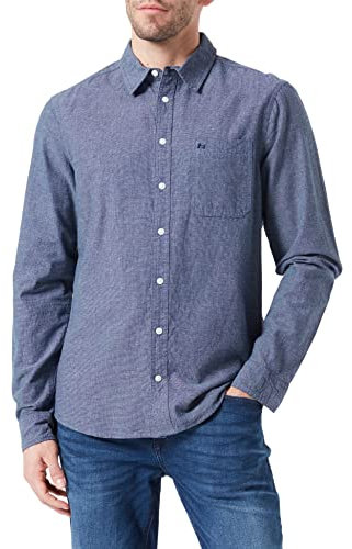 Blend 20714614 Chemise, 194024/Dress Blues, S Homme