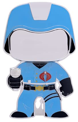 Loungefly POP! Large Enamel Pin GI JOE: Cobra Commander - G.I. Joe Enamel Pins - Cute Collectable Novelty Brooch - for Backpacks & Bags - Gift Idea - Official Merchandise - TV Fans