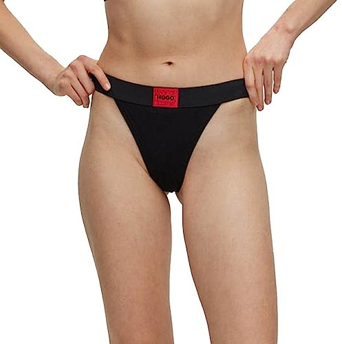 HUGO Women's String Red Label G, Black 1, M