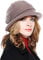 CheChury Wintermütze Damen Mütze mit Shirm Damen Schirmmütze Damen Baskenmütze Beanie Barett Warm Strickmütze Winter Fleece Innerhalb Gefütterte Mütze Damen Vintage Wolle Dicke Barett