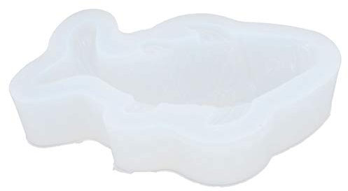 HEEPDD Moule en Silicone Poisson, Moule à GâTeau en Silicone, Blanc pour Fondant pour Collations au Chocolat