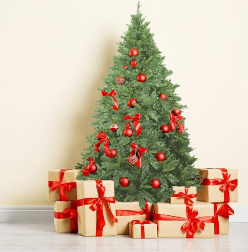 Dmora - Weihnachtsbaum 150 cm Innsbruck, Künstliche Kiefer, Realistischer Baum, Tannenbaum, 114x114 h150 cm, Grün