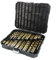 230 Pcs Drill Bit Set,Titanium Twist Drill Bit Set - 135°Tip High Speed Steel Drill Bit Kit Titanium Coated Bits Size for Wood, Metal, Plastic with Storage Case