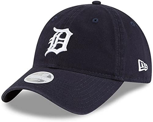 New Era Damen MLB Core Classic 9TWENTY verstellbare Mütze, Einheitsgröße, Detroit Tigers Marineblau, Einheitsgröße