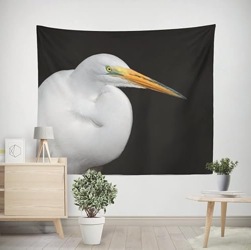 EHOMERY Zeichen Wandbehang Wanddecken Vogel Wandbehang Decke Wandtuch Retro Wohnzimmer Schlafzimmer Wandbehang Dekoration 260x240cm