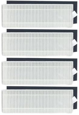 EtliN Kompatibel mit Xiaomi MI Robot Vacuum-Mop Essential/MIJIA G1 MJSTG1 Hepa-Filter Staubsauger Zubehör Ersatzteile Verbrauchsmaterialien (Color : 4Sets Hepa Filter)