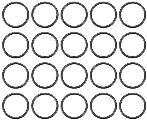 TA-VIGOR 20Pcs Nitrile Rubber O-Rings, 25mm OD 20mm ID 2.5mm Width Rubber Washers Spacer O-Rings Gasket kit, Metric Sealing Gasket for Hose, Faucet, Automotive, Plumbing
