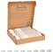 Tadussi ® Saunahandtuch Fouta Hamamtuch XXL [3er Set] Ideal als Strandtuch Picknickdecke für Damen & Herren - Groß 100x200-100% Baumwolle - Set Ksour (Anthrazit Gelb Creme)