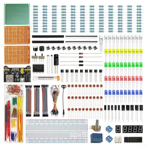 R3 Component for Starter Kit 830 Hole Breadboard Relay Resistors Capacitor Electronics Component Kit Beginner Basic Starter Kits
