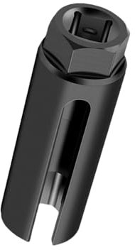 O2 Sensor Socket with Side Wire Cutout 3/8” Drive x 7/8” (22mm),Oxygen Sensor Remover Tool Chrome-Vanadium Steel,Fits All Vehicle O2 Removal and Installation Offset Oxygen Sensor Socket