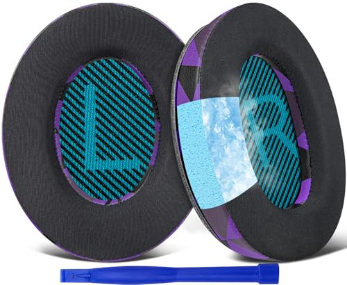 SoloWIT Cuscini di raffreddamento in gel per Bose cuffie, cuscinetti auricolari di ricambio per Bose QuietComfort 15 QC15 QC25 QC2 QC35/Ae2 Ae2i Ae2w/SoundTrue e SoundLink Around-Ear & Around-Ear II
