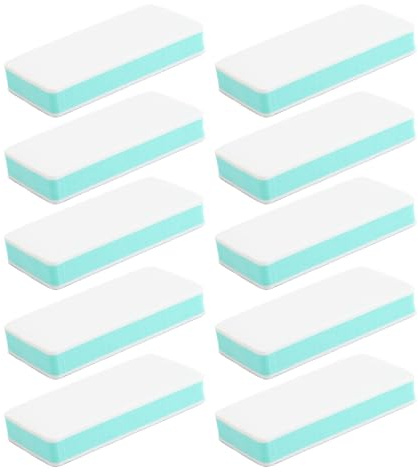 Skumslipblock, 10 St Dubbelsidig Slipsvamp 1000 5000 Grit Multifunktionell Återanvändbar Handslipare för Nagelpolering Av Klockrem, Lätta och Kompakta Slipblock