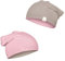 MAYLILY - Mütze - Doppelseitige Mütze - Zweifarbige Beanie - Bambusmütze - Bambuskappe - Kindermütze - Bambushaube Baby - Bambushut - (DE/NL/SE/PL, Numerisch, 42, 54, Blush pink - Taupe)