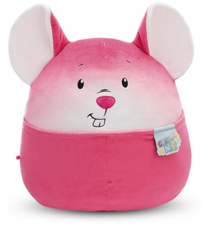 NICI Kuscheltier Chill Maus 20cm - pink - Stofftier aus weichem Plüsch, niedliches Plüschtier zum Kuscheln und Spielen, für Kinder & Erwachsene, tolle Geschenkidee | 61791