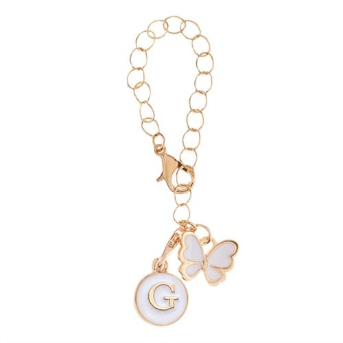 LQQDREX 26 Letter Charm Accessories for Stanley Cup, Personalized Name Id Initial Letter Decorations, Handle Chain for Stanley Tumbler Accessories, Initial Charm for Stanley Cup