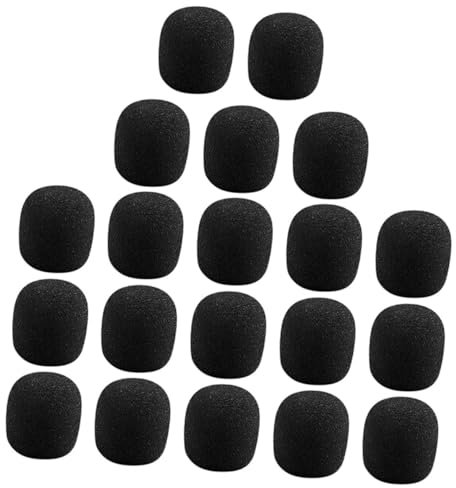 DRESSOOS 50stücke Mikrofon Windschutz Aus Weichem Mikrofonabdeckung Für Besseren Staubschutz Und Langlebigkeit Einsetzbar Für Headsets Und Lavalier-mikrofone