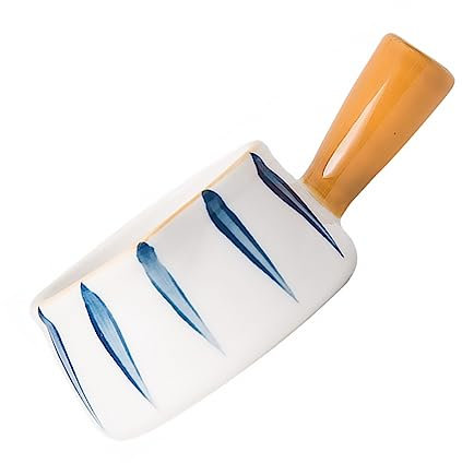 LIFKOME Keramik Milchkännchen Milchbecher Europäischer Stil Spitzes Munddesign Porzellan Soßenschale Für Küche Café Restaurant