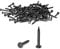 100Pcs 20mm Nails for Wood, Wood Nails, Galvanized Concrete Wall Nail, Masonry Nails, Picture Nails for Carpentry & DIY, Hanging Pictures and Woodworking-Black