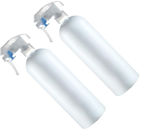 BESTYASH 2 Botellas Pulverizadoras Con Atomizador De Agua Color Blanco