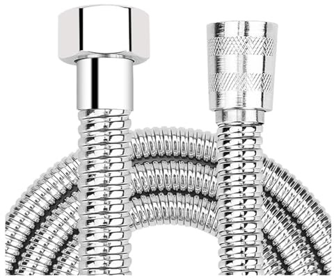 Tubo flessibile for doccia in acciaio inossidabile da 5 m, tubo flessibile for rubinetto, tubo flessibile for doccia in silicone spesso, tubo flessibile for doccia da 5 metri(2m 2000mm)