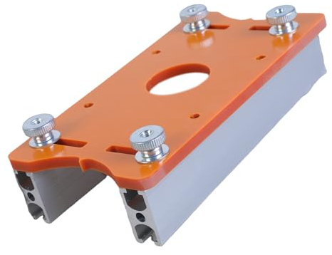 2 in 1 Wood Router Base Trimmers Tool Aluminum Palms Slotting Bracket for 65mm Trimming Machine Bracket