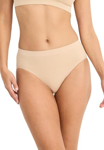 Jockey Seamfree Hi-Cut - Nahtlose Damen Unterwäsche, atmungsaktive High Waist Unterhosen, Seamless Slip ohne störende Nähte, Microfaser Women Underwear mit breitem Bund