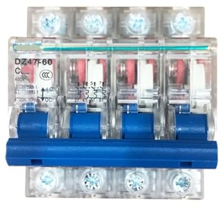 4p Transparent luft Schalter 32a Circuit Breaker Kleine Circuit Breaker 63a Drei-Phase 3 Schalter 4P Einzigen DZ47-60(63a)