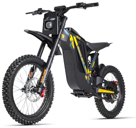 Bicicleta eléctrica de montaña V9 Ultra de cysum, batería de alta potencia de 48 V y 20 Ah, autonomía de 65 km, doble suspensión, bicicleta eléctrica todo terreno