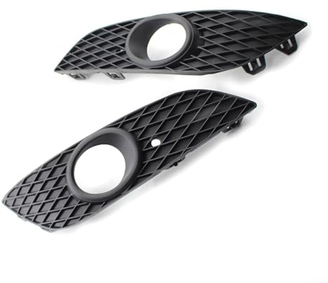 ComfyHarbor Par de cubiertas de rejilla de luz antiniebla delantera para Opel Astra H 2007-2012, inserto de parachoques de plástico izquierdo derecho reemplazar OE 1400409 1400410
