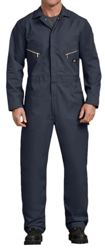 Dickies Herren Deluxe Twill Long Sleeve Coverall Arbeitsschutzanzug, Dunkles Marineblau, X-Large Tall US