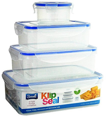 Sozali 4 Piece Airtight Container Set